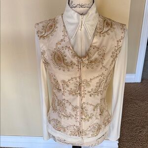 Hobby Horse Beige Vest and shirt.